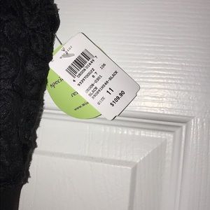 Black two piece prom dress